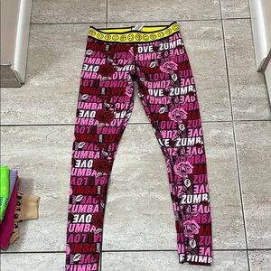 Zumba Fitness Love Pink Leggings